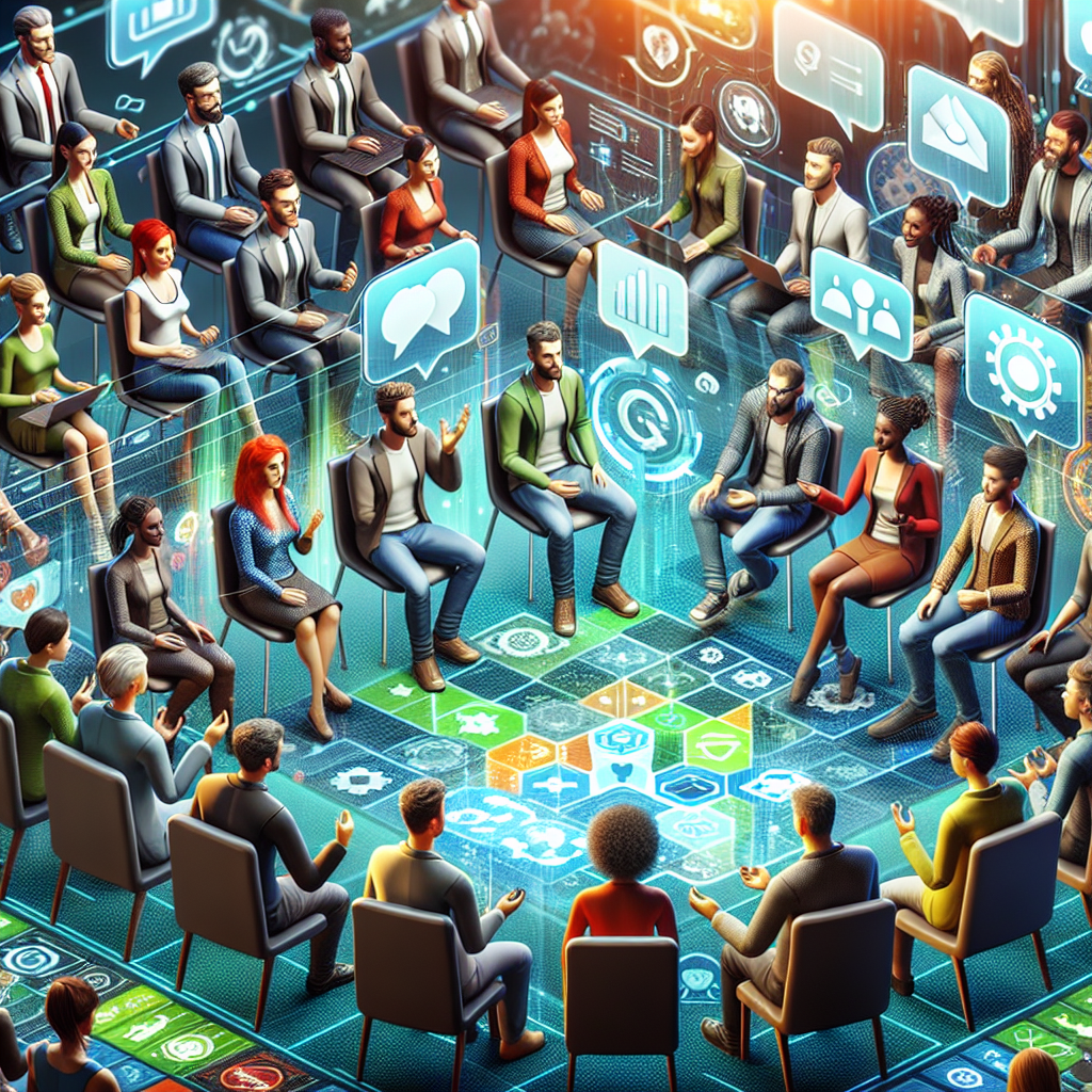 Players discussing strategies online